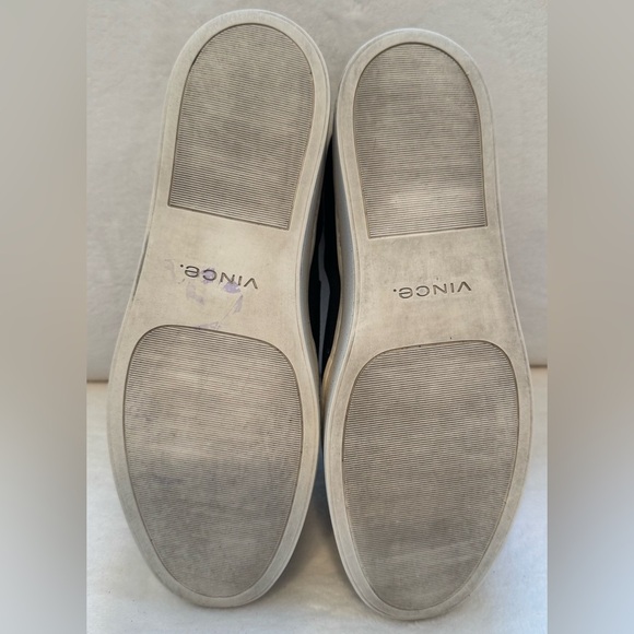VINCE Women's Warren Slip-on Platform Black
Suede Sneakers Size 8M - Picture 10 of 11